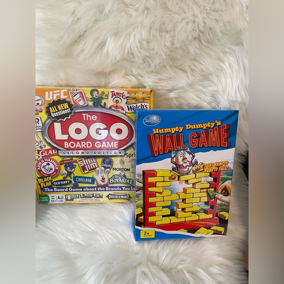 NWT - Set of 2 Board Games. Logo Board Game & Humpty Dumpty Wall Game. - Picture 1 of 5
